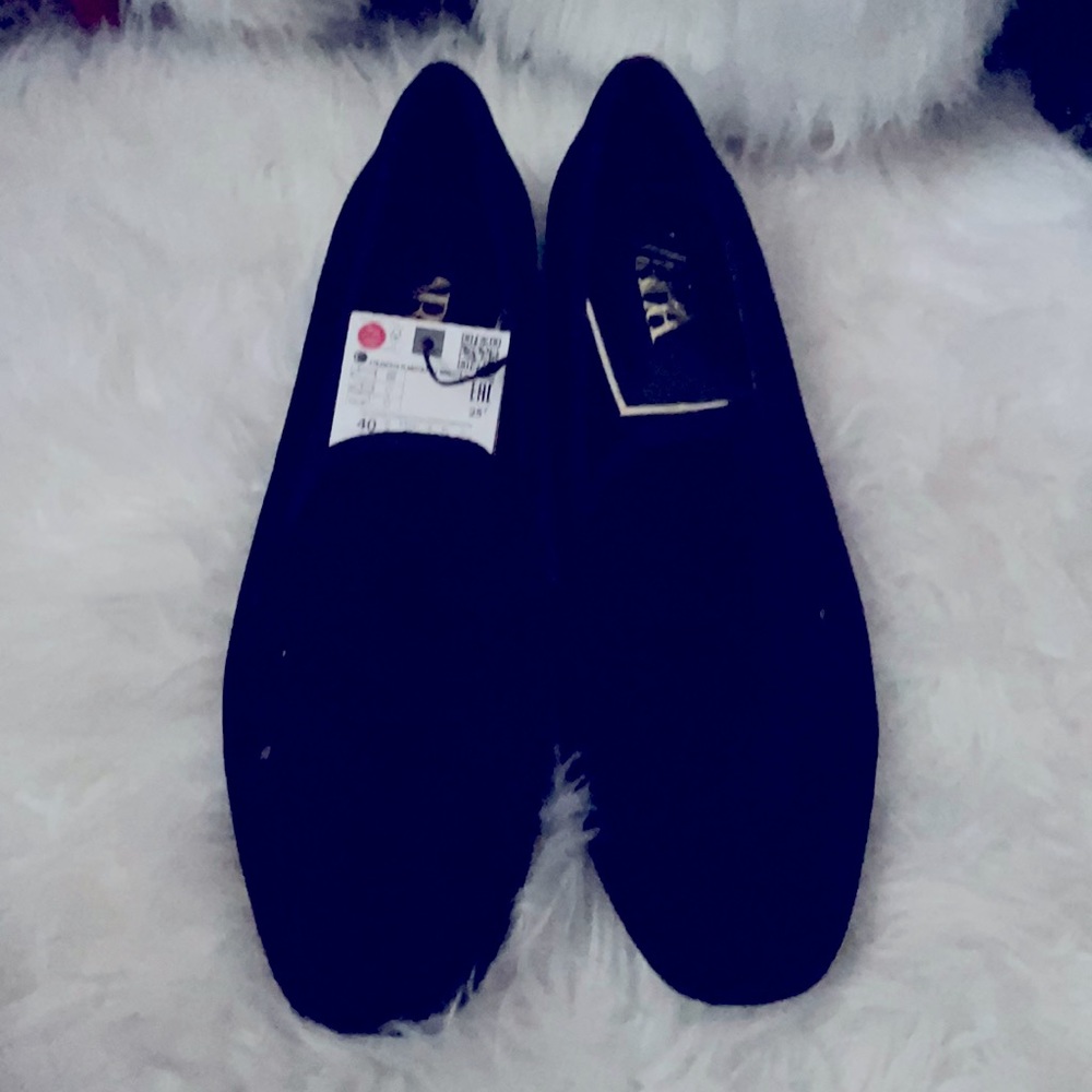 Zara blk flats